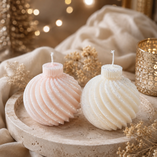 Kerstbal glitter