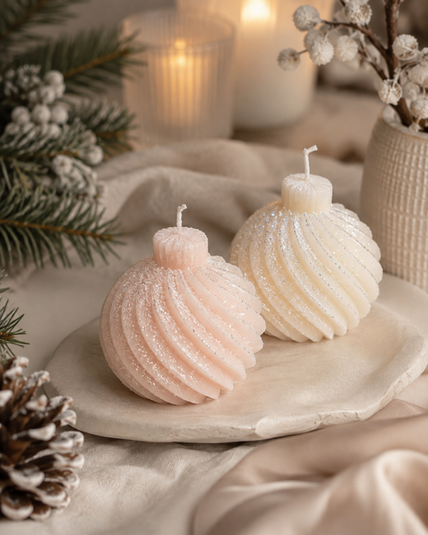 Kerstbal glitter